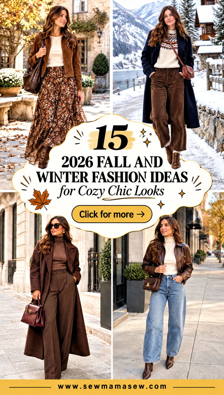 15 2026 Fall and Winter Fashion Ideas for Cozy Chic Looks - 15 2026 Fall and Winter Fashion Ideas for Cozy Chic Looks