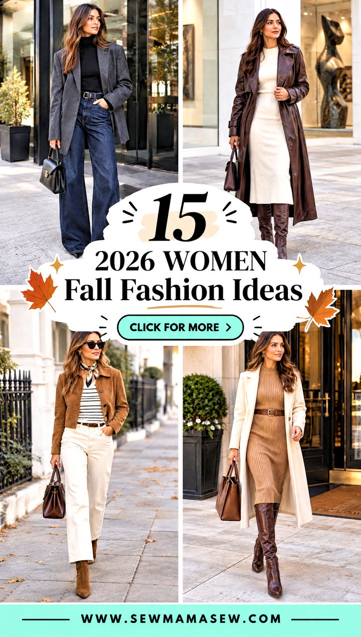 15 2026 Women Fall Fashion Ideas Chic Looks for Busy Days - 15 2026 Women Fall Fashion Ideas: Chic Looks for Busy Days