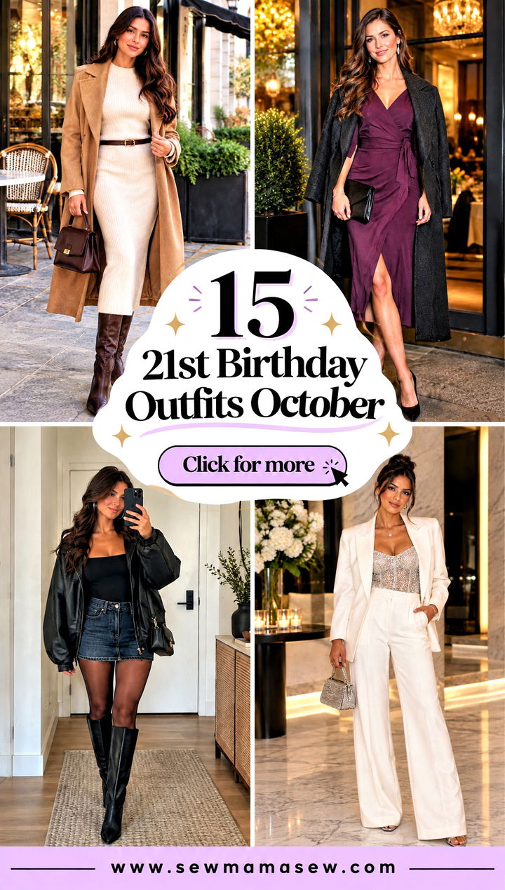 15 21st Birthday Outfits October Cozy Looks for Party Nights - 15 21st Birthday Outfits October: Cozy Looks for Party Nights