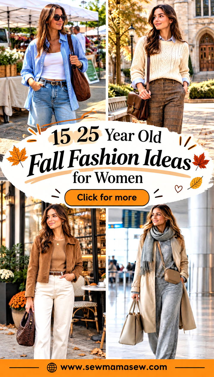 15 25 Year Old Fall Fashion Ideas for Women Chic Daily Looks - 15 25 Year Old Fall Fashion Ideas for Women: Chic Daily Looks