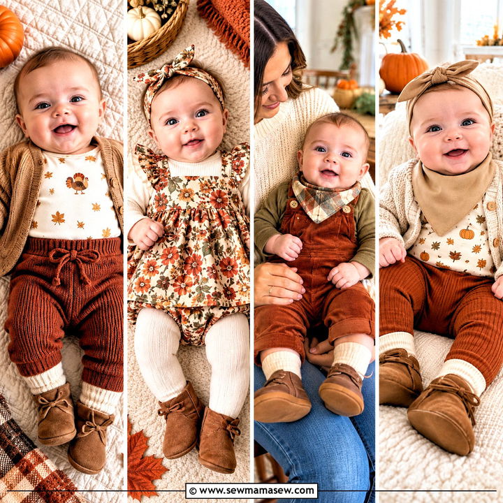 15 3 Month Thanksgiving Outfit Ideas: Sweet Baby Photo Looks