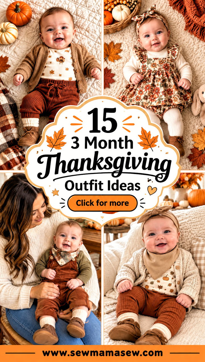 15 3 Month Thanksgiving Outfit Ideas Sweet Baby Photo Looks - 15 3 Month Thanksgiving Outfit Ideas: Sweet Baby Photo Looks