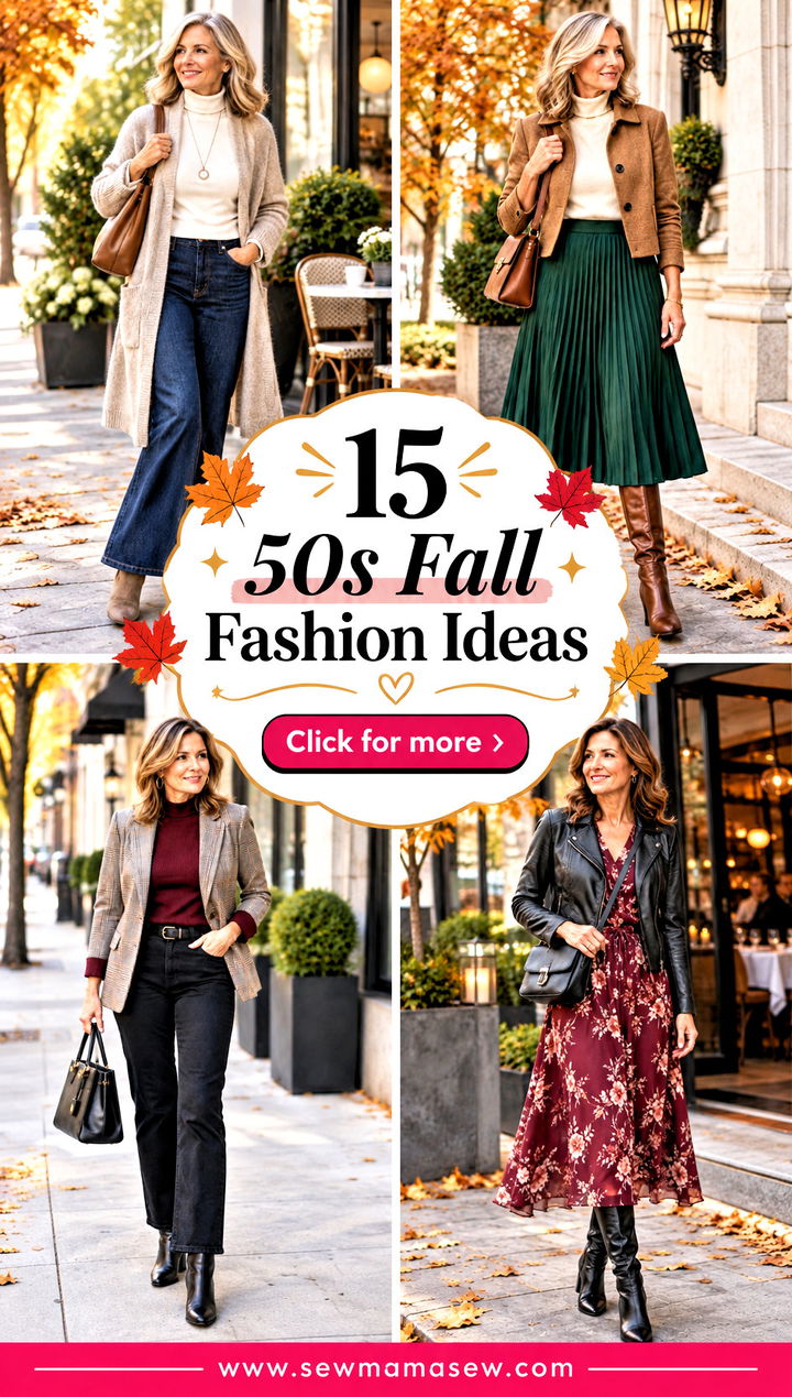 15 50s Fall Fashion Ideas Charming Retro Looks for Cool Days - 15 50s Fall Fashion Ideas: Charming Retro Looks for Cool Days