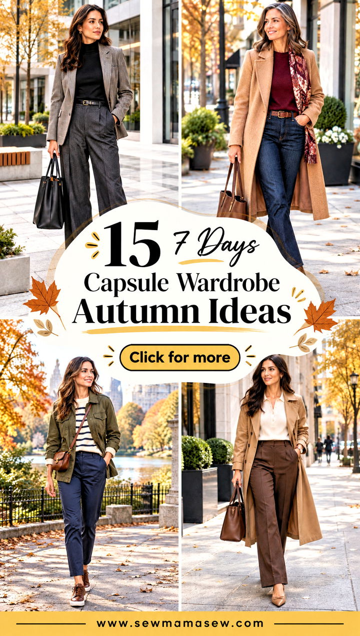 15 7 Days Capsule Wardrobe Autumn Ideas Effortless Weekly Style - 15 7 Days Capsule Wardrobe Autumn Ideas: Effortless Weekly Style