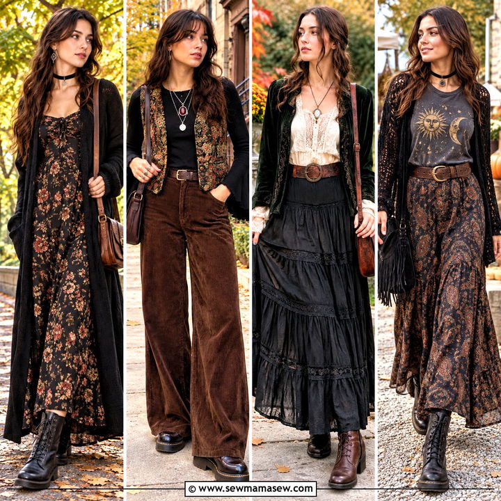 15 90s Whimsigoth Outfits Fall: Moody Layers for Cozy Days