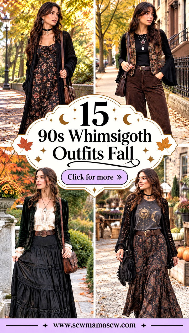 15 90s Whimsigoth Outfits Fall Moody Layers for Cozy Days - 15 90s Whimsigoth Outfits Fall: Moody Layers for Cozy Days