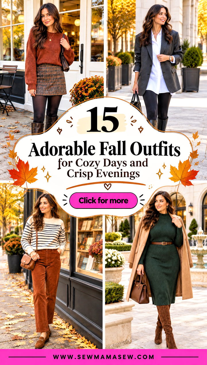 15 Adorable Fall Outfits for Cozy Days and Crisp Evenings - 15 Adorable Fall Outfits for Cozy Days and Crisp Evenings