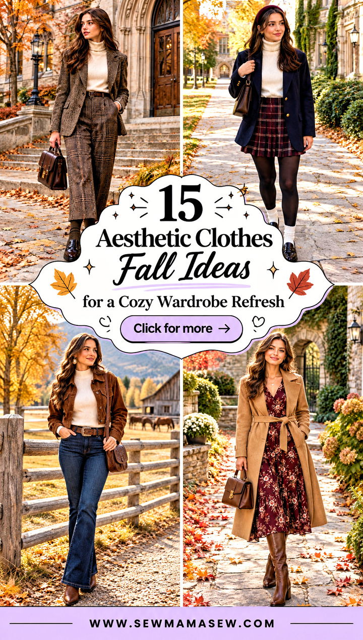 15 Aesthetic Clothes Fall Ideas for a Cozy Wardrobe Refresh - 15 Aesthetic Clothes Fall Ideas for a Cozy Wardrobe Refresh