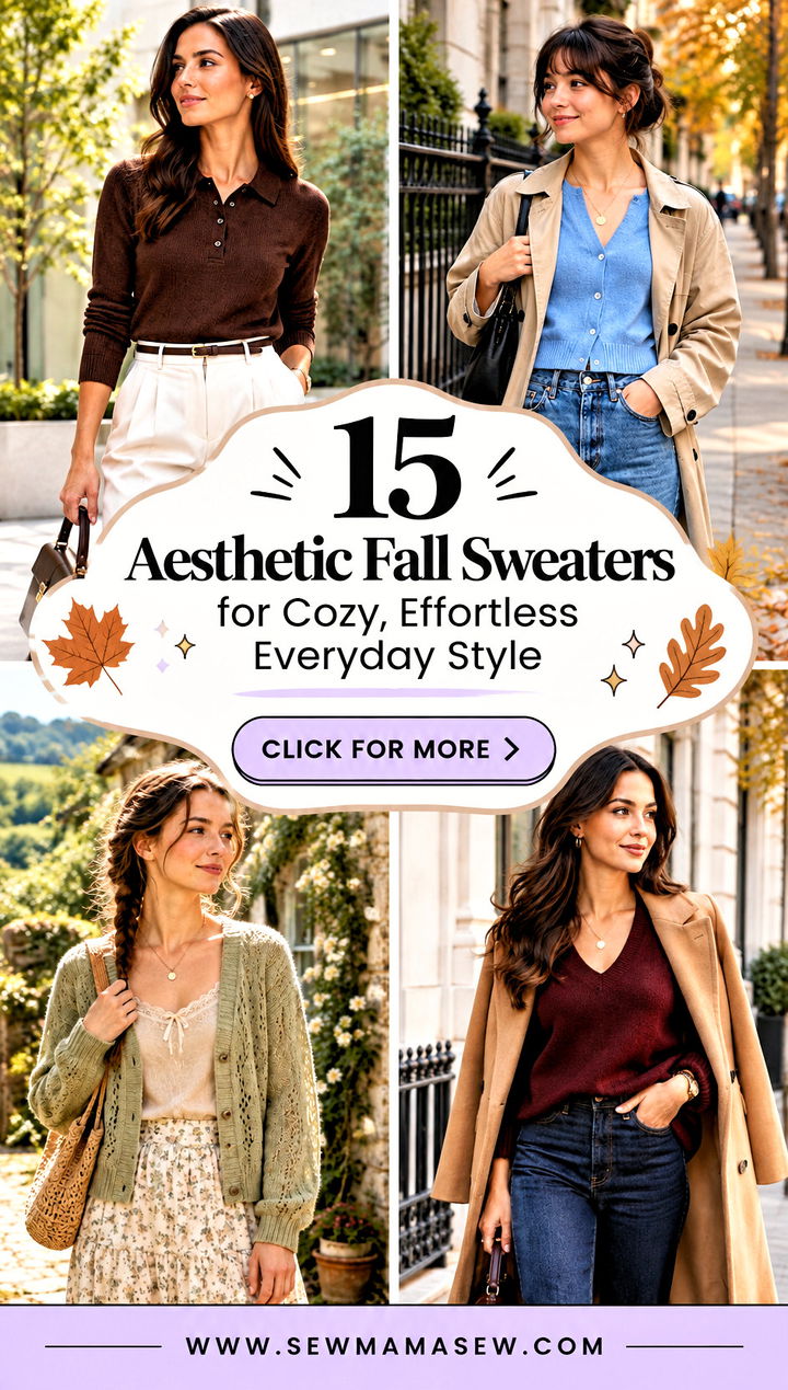15 Aesthetic Fall Sweaters for Cozy Effortless Everyday Style - 15 Aesthetic Fall Sweaters for Cozy, Effortless Everyday Style