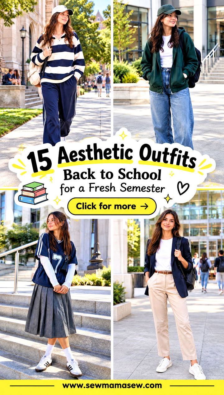 15 Aesthetic Outfits Back to School for a Fresh Semester - 15 Aesthetic Outfits Back to School for a Fresh Semester