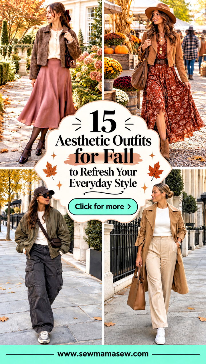 15 Aesthetic Outfits for Fall to Refresh Your Everyday Style - 15 Aesthetic Outfits for Fall to Refresh Your Everyday Style