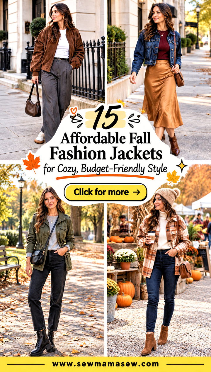 15 Affordable Fall Fashion Jackets for Cozy Budget-Friendly Style - 15 Affordable Fall Fashion Jackets for Cozy, Budget-Friendly Style