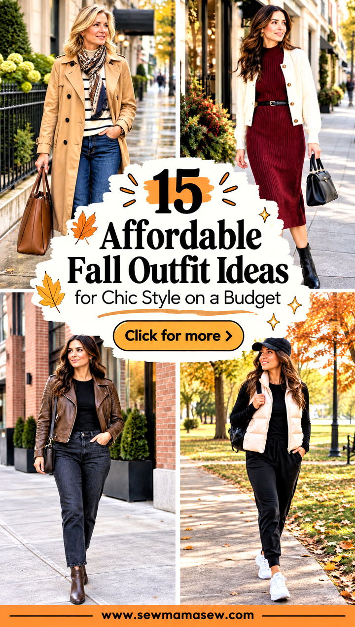 15 Affordable Fall Outfit Ideas for Chic Style on a Budget - 15 Affordable Fall Outfit Ideas for Chic Style on a Budget
