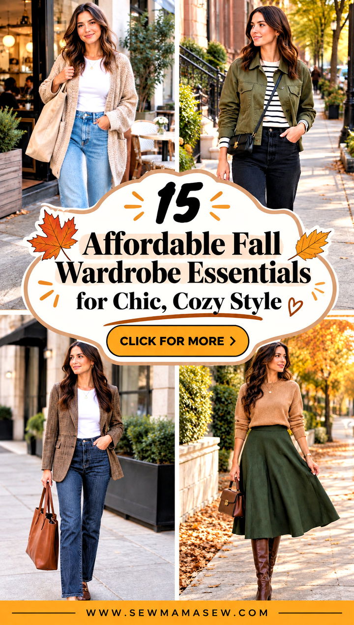 15 Affordable Fall Wardrobe Essentials for Chic Cozy Style - 15 Affordable Fall Wardrobe Essentials for Chic, Cozy Style