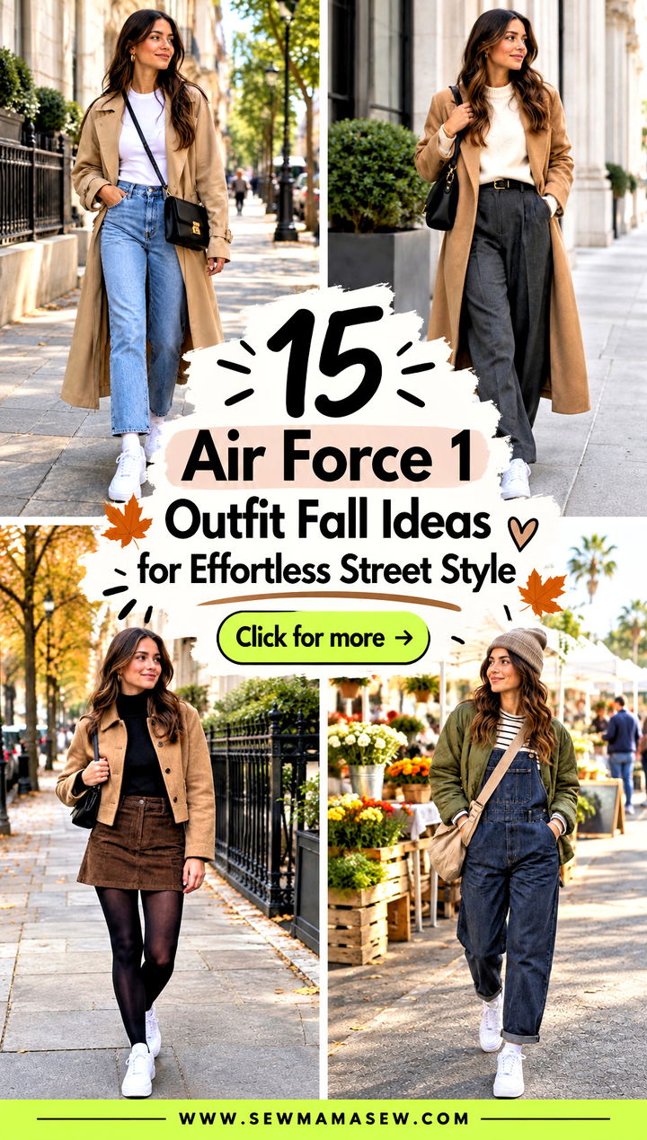 15 Air Force 1 Outfit Fall Ideas for Effortless Street Style - 15 Air Force 1 Outfit Fall Ideas for Effortless Street Style