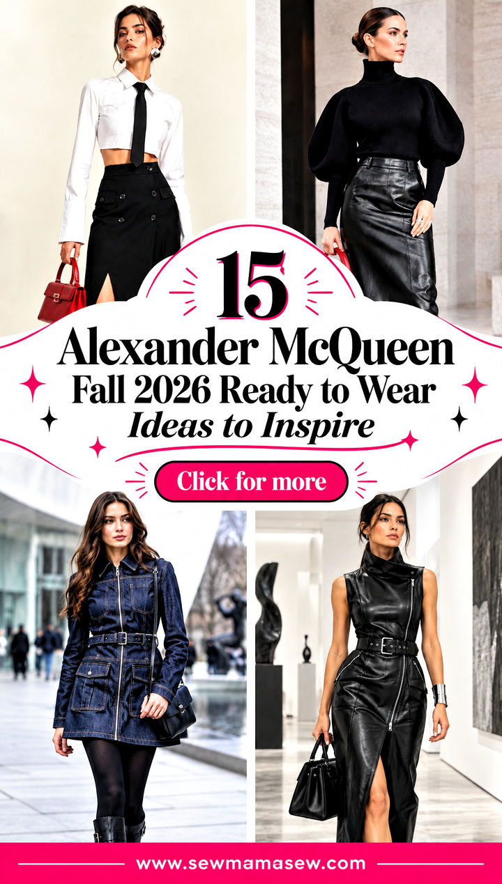 15 Alexander McQueen Fall 2026 Ready to Wear Ideas to Inspire - 15 Alexander McQueen Fall 2026 Ready to Wear Ideas to Inspire