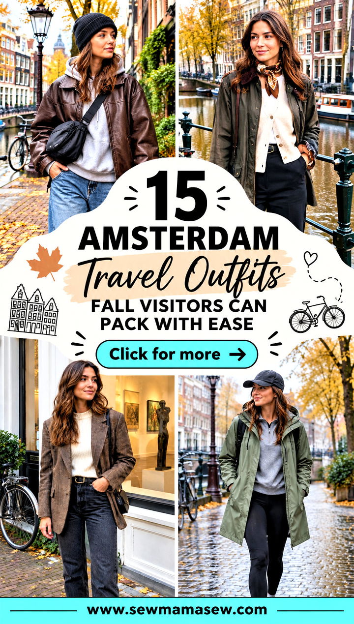15 Amsterdam Travel Outfits Fall Visitors Can Pack With Ease - 15 Amsterdam Travel Outfits Fall Visitors Can Pack With Ease