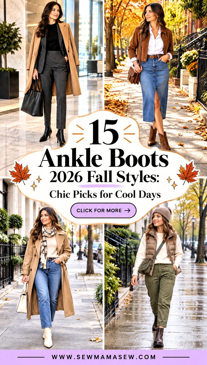 15 Ankle Boots 2026 Fall Styles Chic Picks for Cool Days - 15 Ankle Boots 2026 Fall Styles: Chic Picks for Cool Days