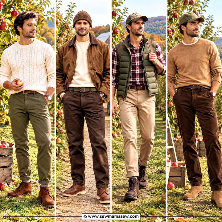 15 Apple Orchard Outfit Fall Ideas for Men: Cozy Day Looks