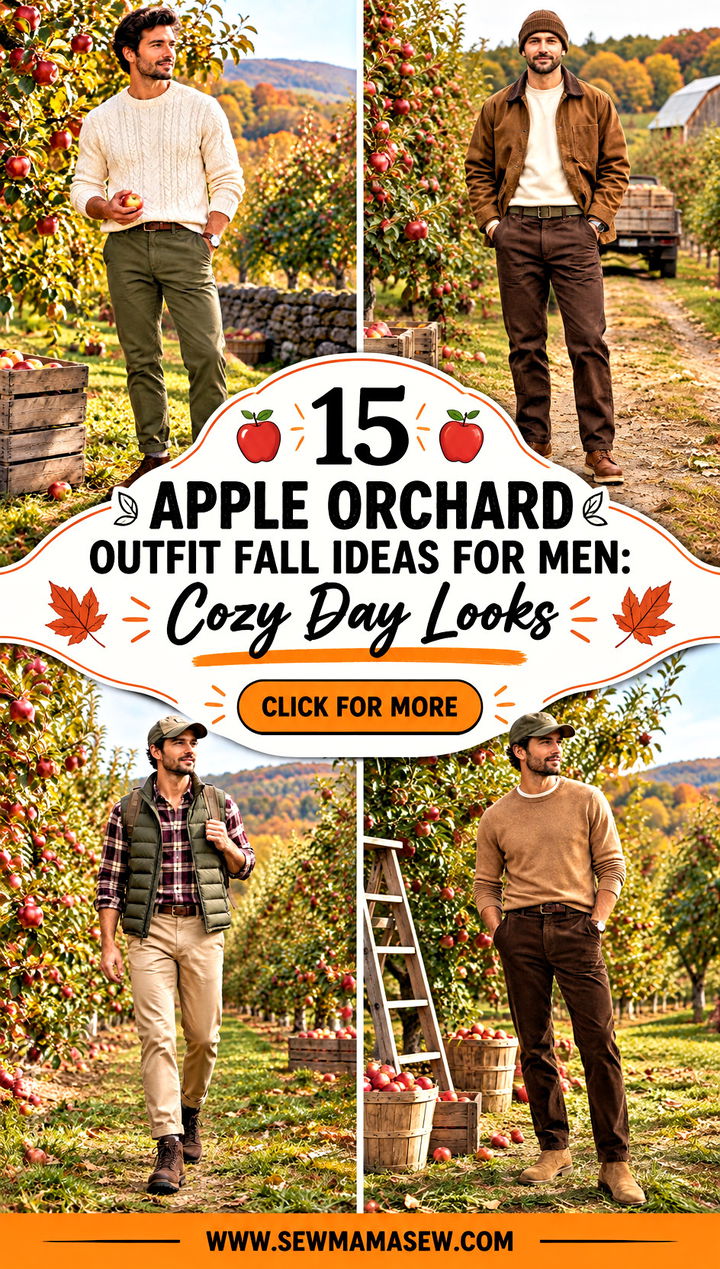 15 Apple Orchard Outfit Fall Ideas for Men Cozy Day Looks - 15 Apple Orchard Outfit Fall Ideas for Men: Cozy Day Looks