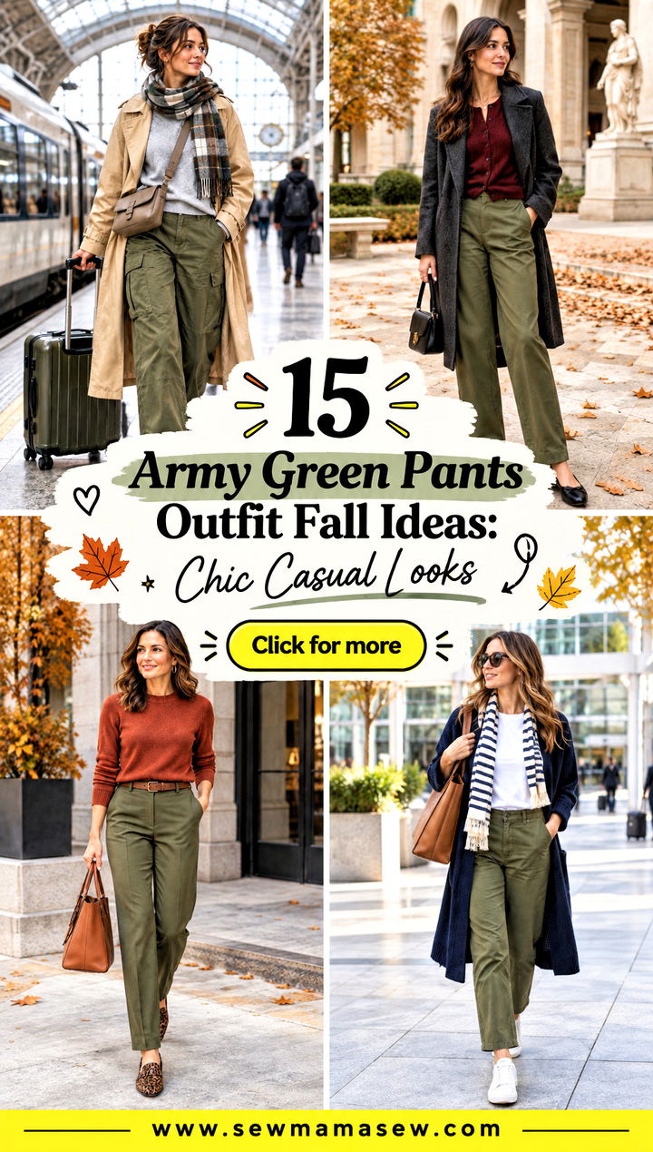 15 Army Green Pants Outfit Fall Ideas Chic Casual Looks - 15 Army Green Pants Outfit Fall Ideas: Chic Casual Looks
