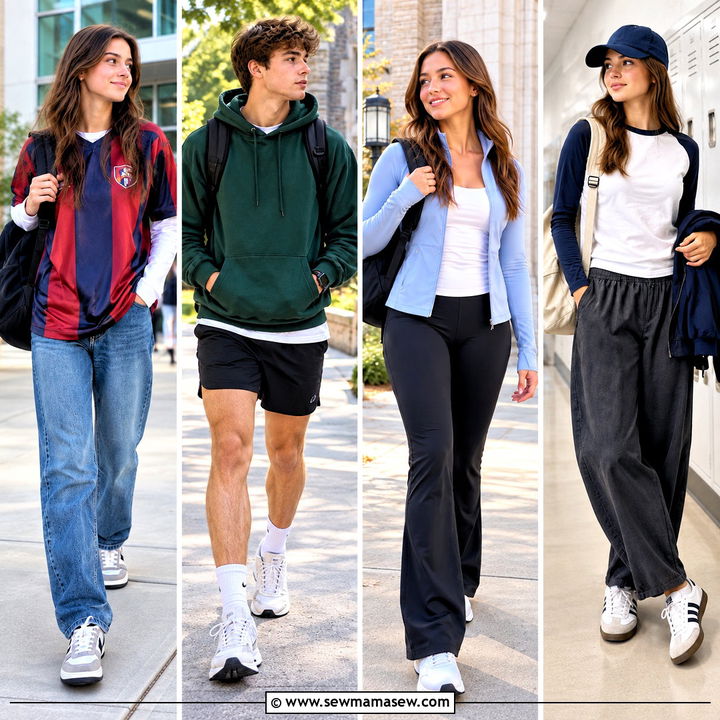 15 Athletic Back to School Outfits: Fresh Campus Style