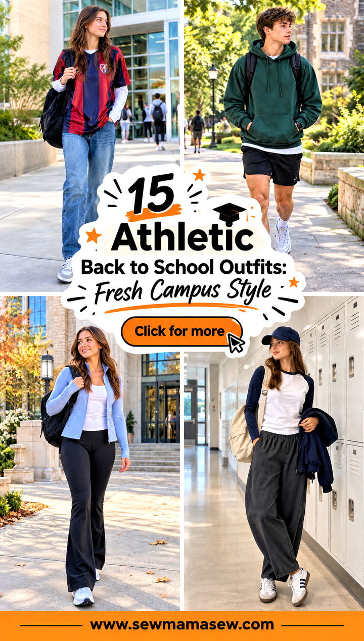 15 Athletic Back to School Outfits Fresh Campus Style - 15 Athletic Back to School Outfits: Fresh Campus Style