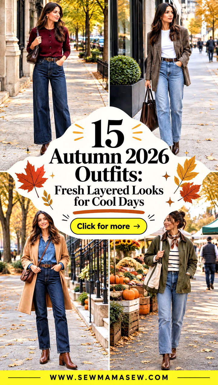 15 Autumn 2026 Outfits Fresh Layered Looks for Cool Days - 15 Autumn 2026 Outfits: Fresh Layered Looks for Cool Days
