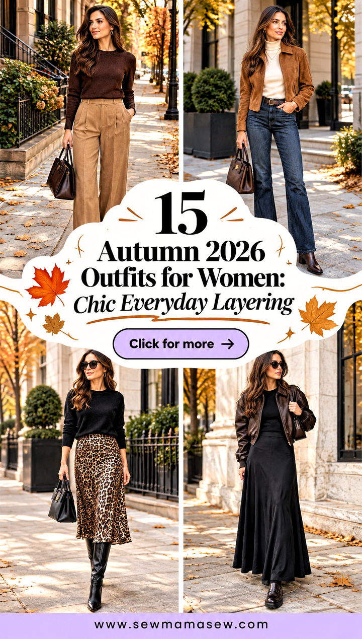 15 Autumn 2026 Outfits for Women Chic Everyday Layering - 15 Autumn 2026 Outfits for Women: Chic Everyday Layering
