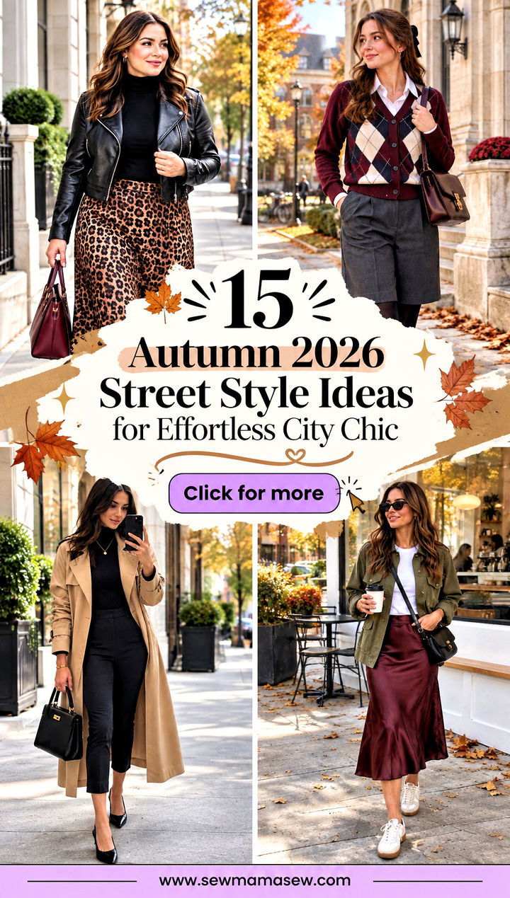 15 Autumn 2026 Street Style Ideas for Effortless City Chic - 15 Autumn 2026 Street Style Ideas for Effortless City Chic