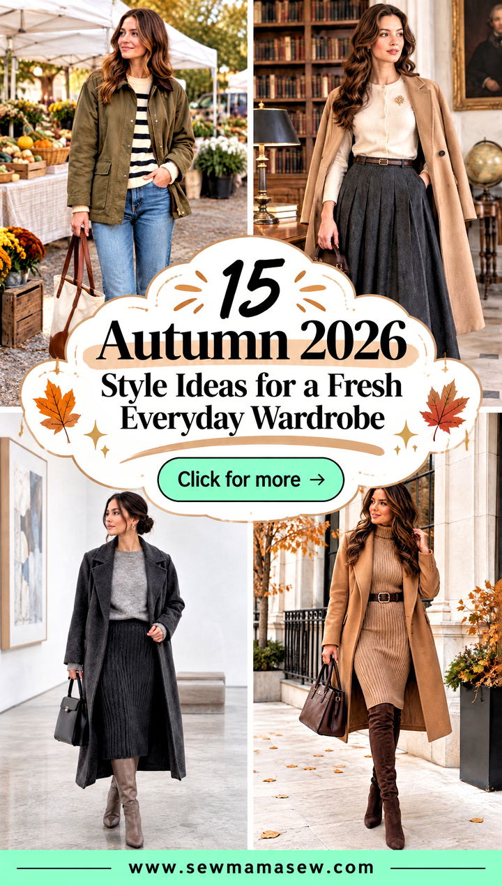 15 Autumn 2026 Style Ideas for a Fresh Everyday Wardrobe - 15 Autumn 2026 Style Ideas for a Fresh Everyday Wardrobe