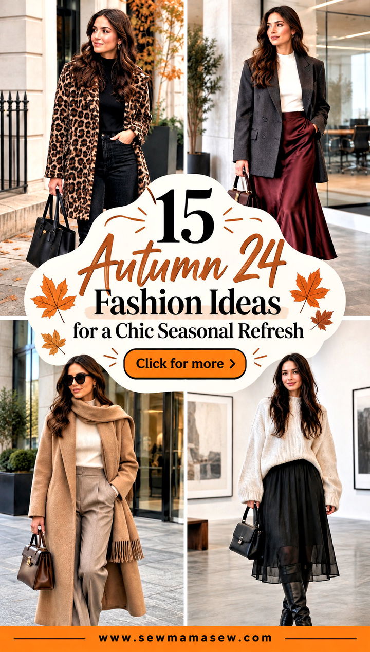 15 Autumn 24 Fashion Ideas for a Chic Seasonal Refresh - 15 Autumn 24 Fashion Ideas for a Chic Seasonal Refresh
