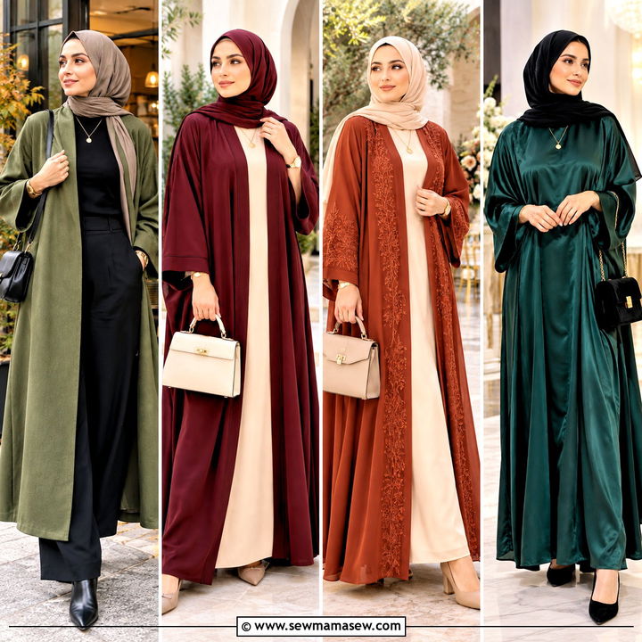 15 Autumn Abaya Outfits for Elegant Cool-Weather Layering