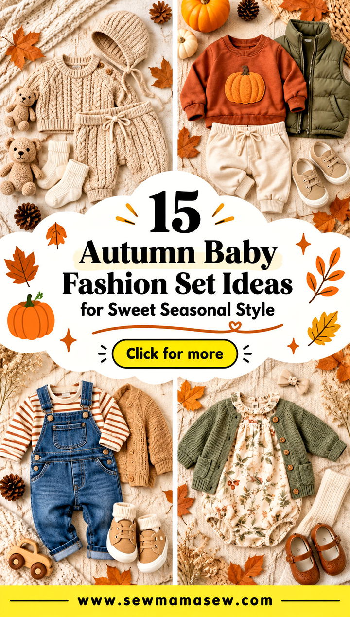 15 Autumn Baby Fashion Set Ideas for Sweet Seasonal Style - 15 Autumn Baby Fashion Set Ideas for Sweet Seasonal Style