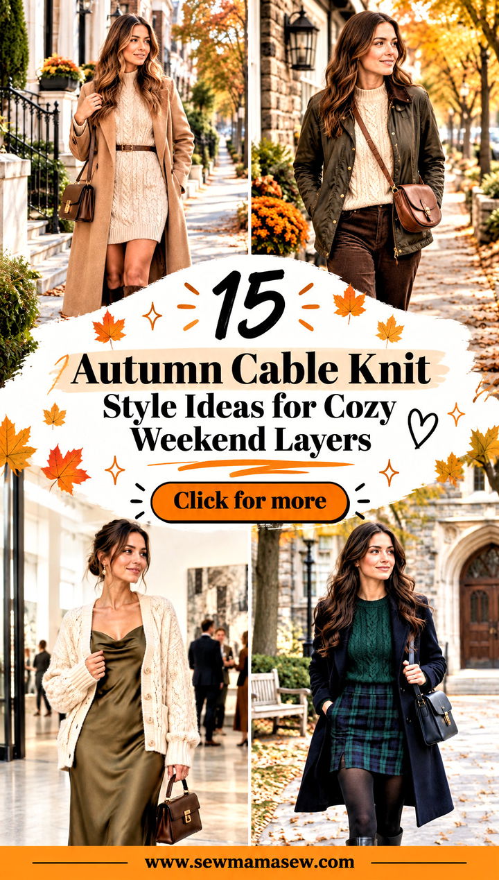 15 Autumn Cable Knit Style Ideas for Cozy Weekend Layers - 15 Autumn Cable Knit Style Ideas for Cozy Weekend Layers
