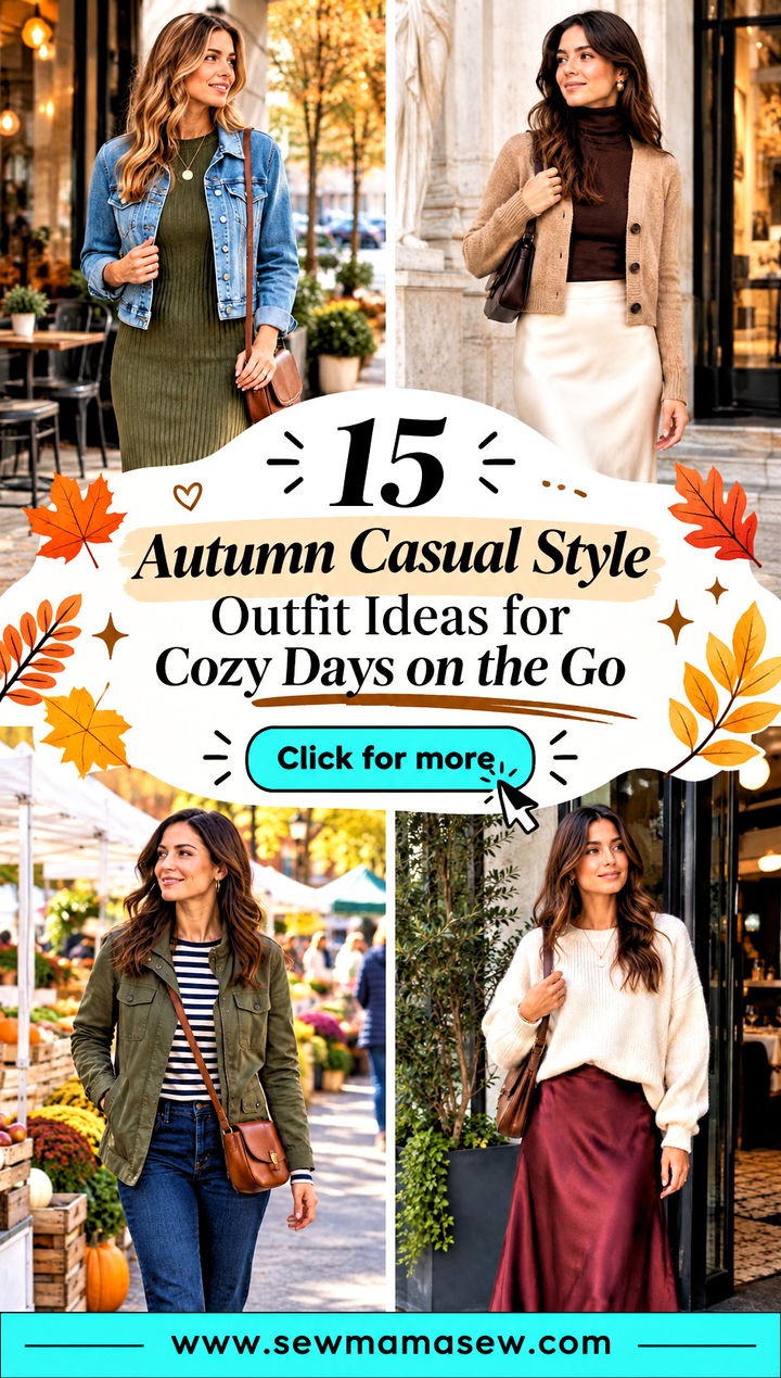 15 Autumn Casual Style Outfit Ideas for Cozy Days on the Go - 15 Autumn Casual Style Outfit Ideas for Cozy Days on the Go