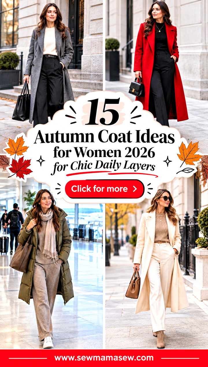 15 Autumn Coat Ideas for Women 2026 for Chic Daily Layers - 15 Autumn Coat Ideas for Women 2026 for Chic Daily Layers