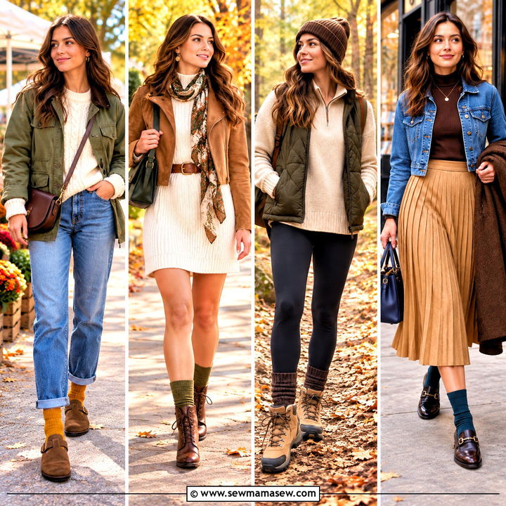 15 Autumn Color Knit Socks Ideas for Delightfully Cozy Feet