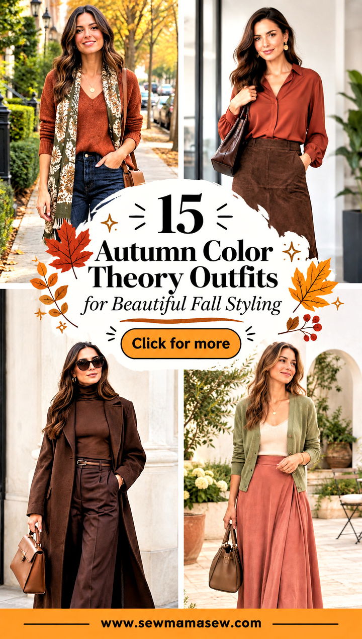 15 Autumn Color Theory Outfits for Beautiful Fall Styling - 15 Autumn Color Theory Outfits for Beautiful Fall Styling