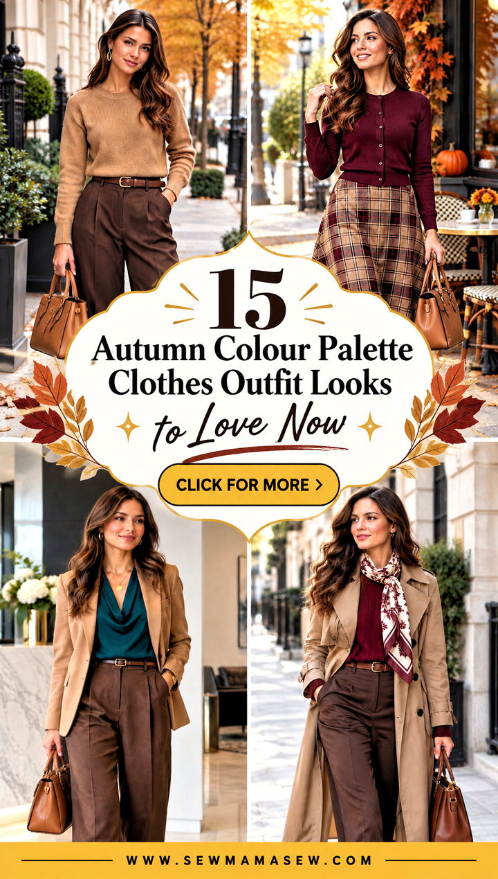 15 Autumn Colour Palette Clothes Outfit Looks to Love Now - 15 Autumn Colour Palette Clothes Outfit Looks to Love Now