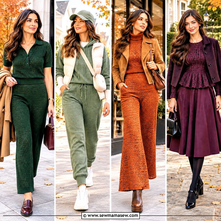 15 Autumn Crochet Clothing Set Ideas for Cozy Chic Looks