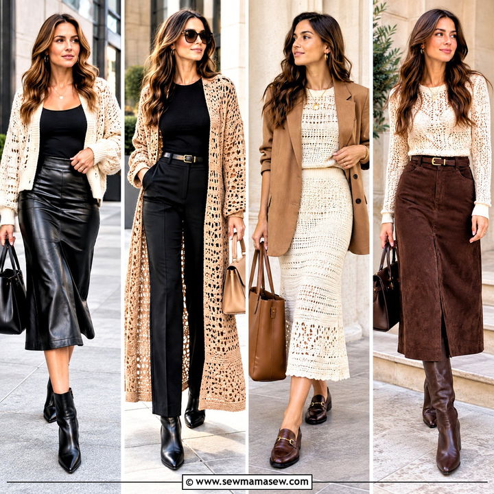 15 Autumn Crochet Outfit Ideas for Charming Fall Layering