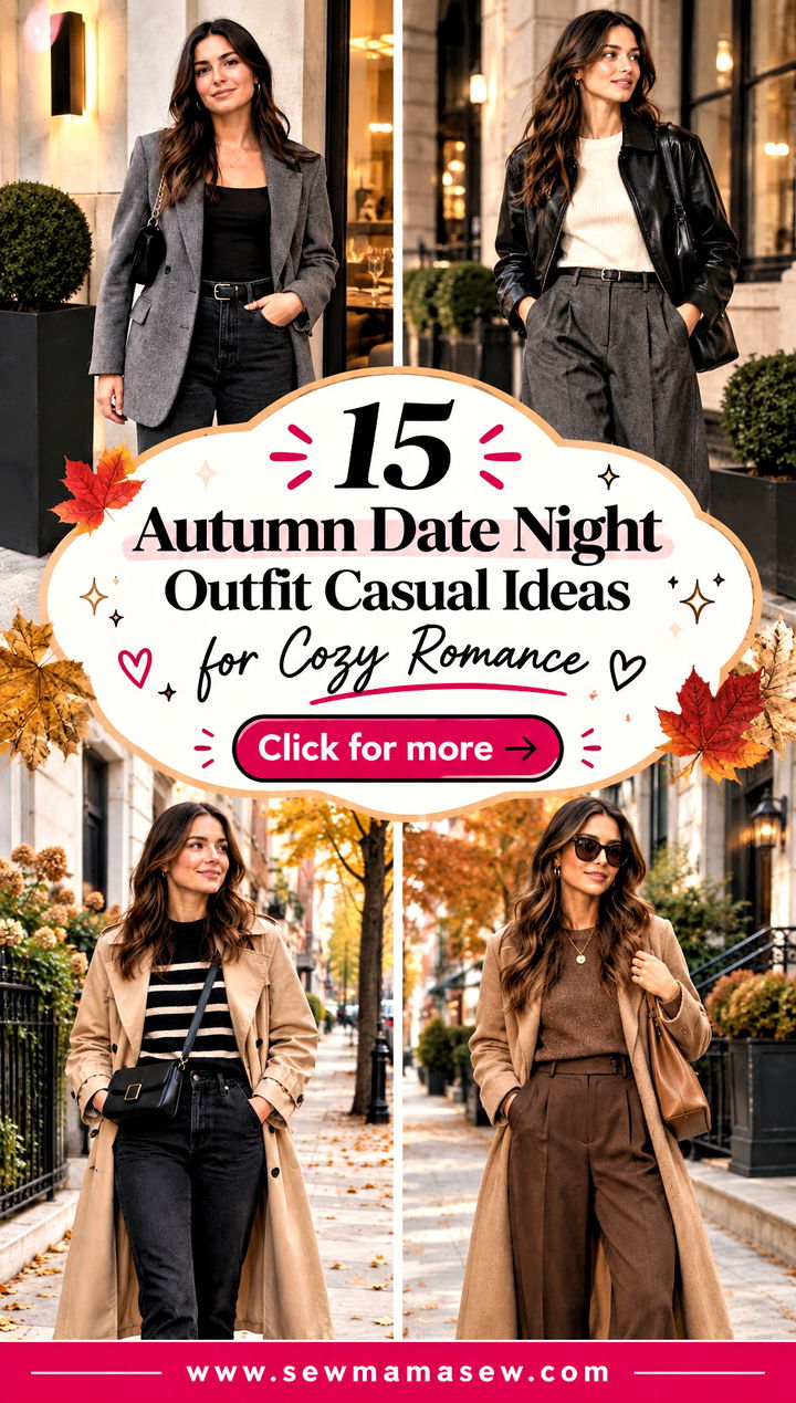 15 Autumn Date Night Outfit Casual Ideas for Cozy Romance - 15 Autumn Date Night Outfit Casual Ideas for Cozy Romance