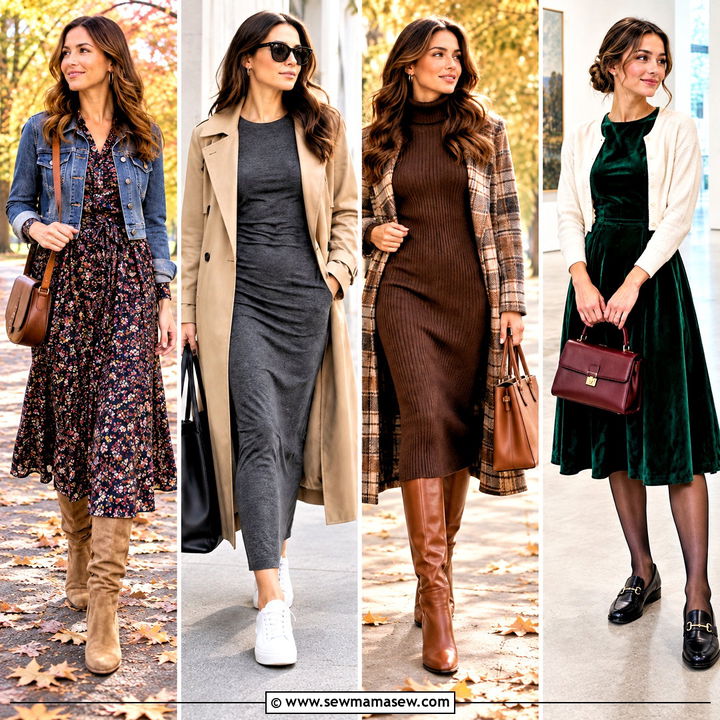 15 Autumn Day Dresses for Easy, Beautiful Everyday Style