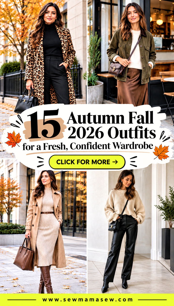 15 Autumn Fall 2026 Outfits for a Fresh Confident Wardrobe - 15 Autumn Fall 2026 Outfits for a Fresh, Confident Wardrobe