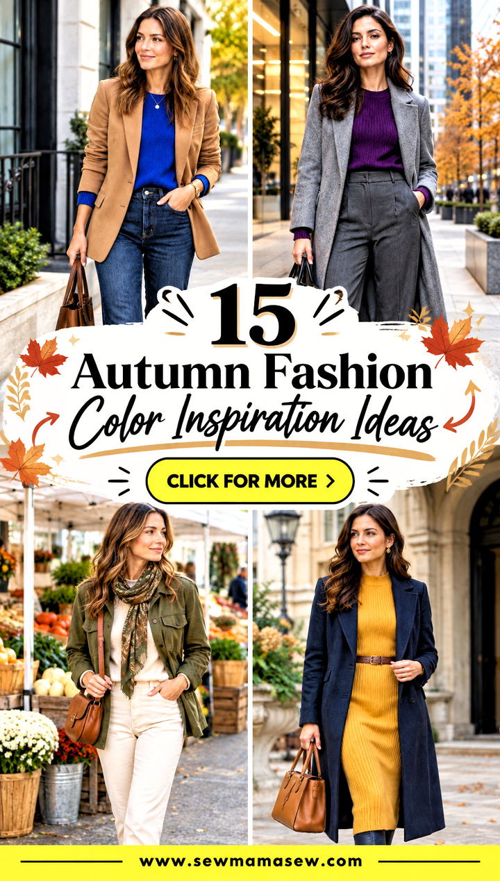 15 Autumn Fashion Color Inspiration Ideas for Rich Looks - 15 Autumn Fashion Color Inspiration Ideas for Rich Looks