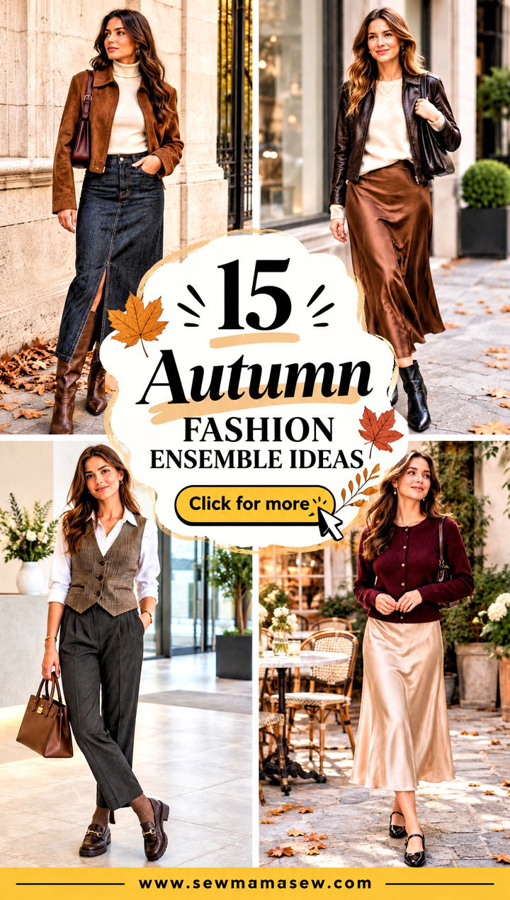 15 Autumn Fashion Ensemble Ideas for Cozy Everyday Charm - 15 Autumn Fashion Ensemble Ideas for Cozy Everyday Charm