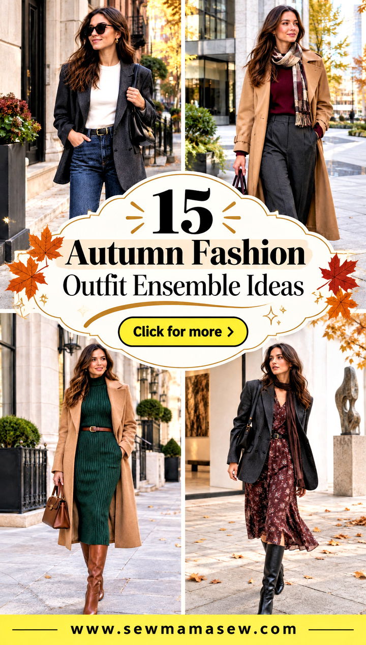 15 Autumn Fashion Outfit Ensemble Ideas for Cozy City Chic - 15 Autumn Fashion Outfit Ensemble Ideas for Cozy City Chic