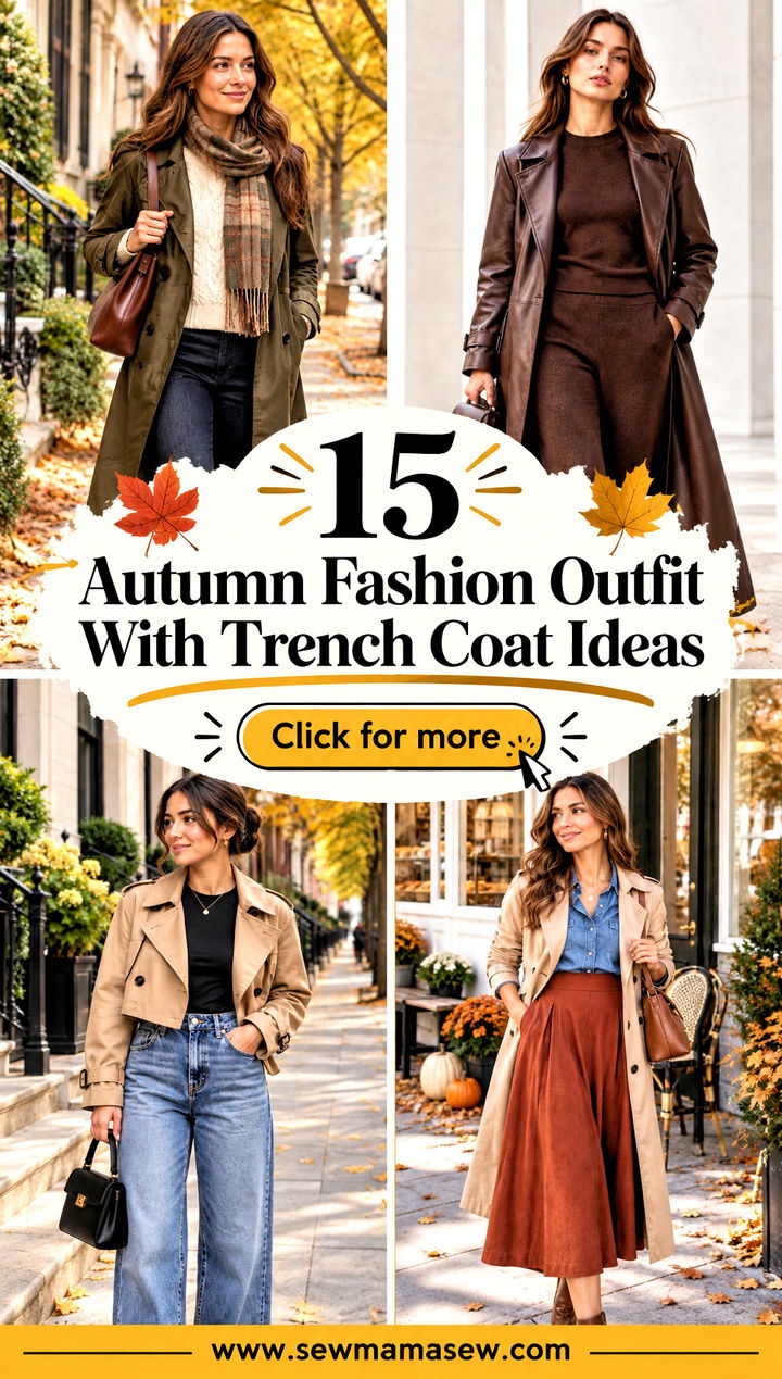 15 Autumn Fashion Outfit With Trench Coat Ideas Chic City Looks - 15 Autumn Fashion Outfit With Trench Coat Ideas: Chic City Looks