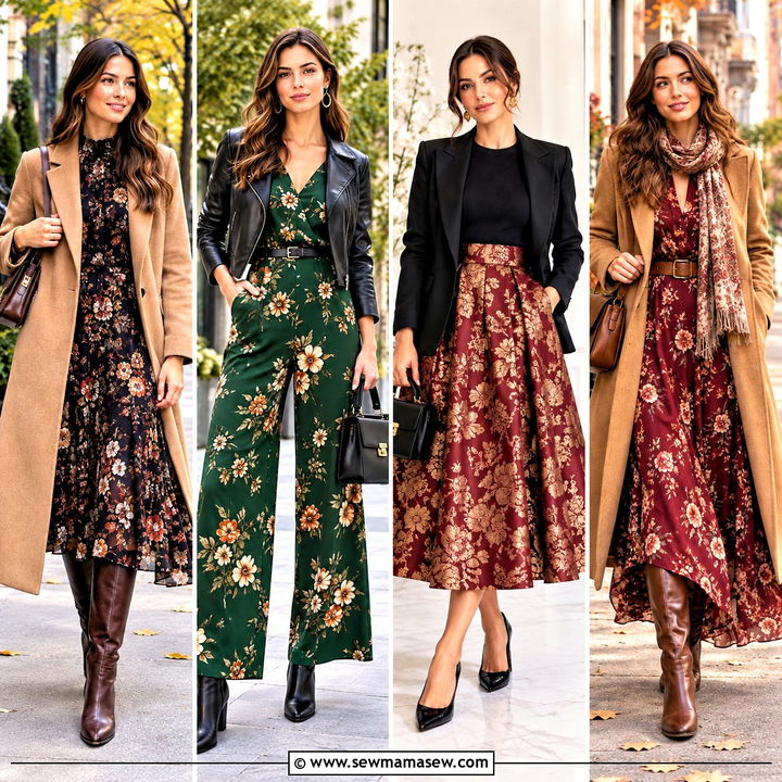 15 Autumn Floral Clothing Ideas for Effortlessly Chic Days